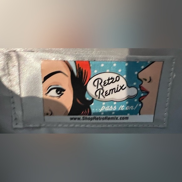 Retro Remix | women’s embellished blue denim purse - Picture 9 of 14